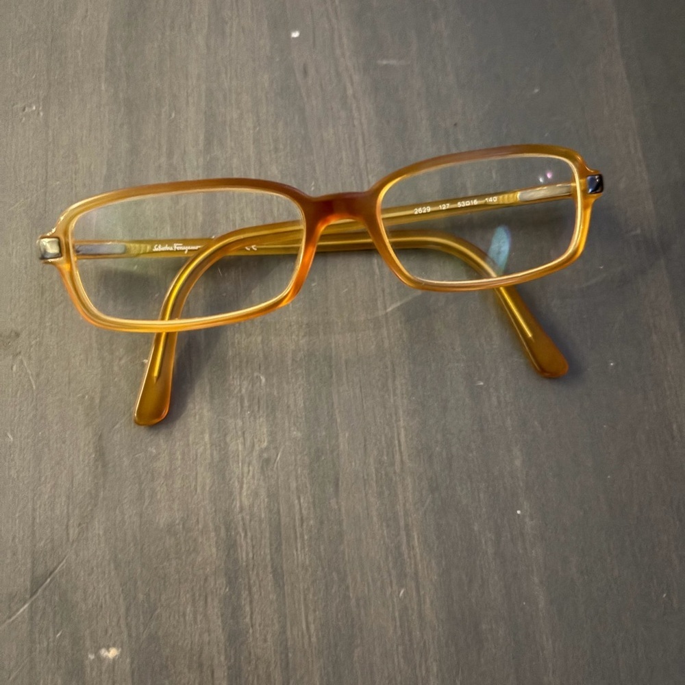 Salvatore Ferragamo Amber Eyeglasses rectangular